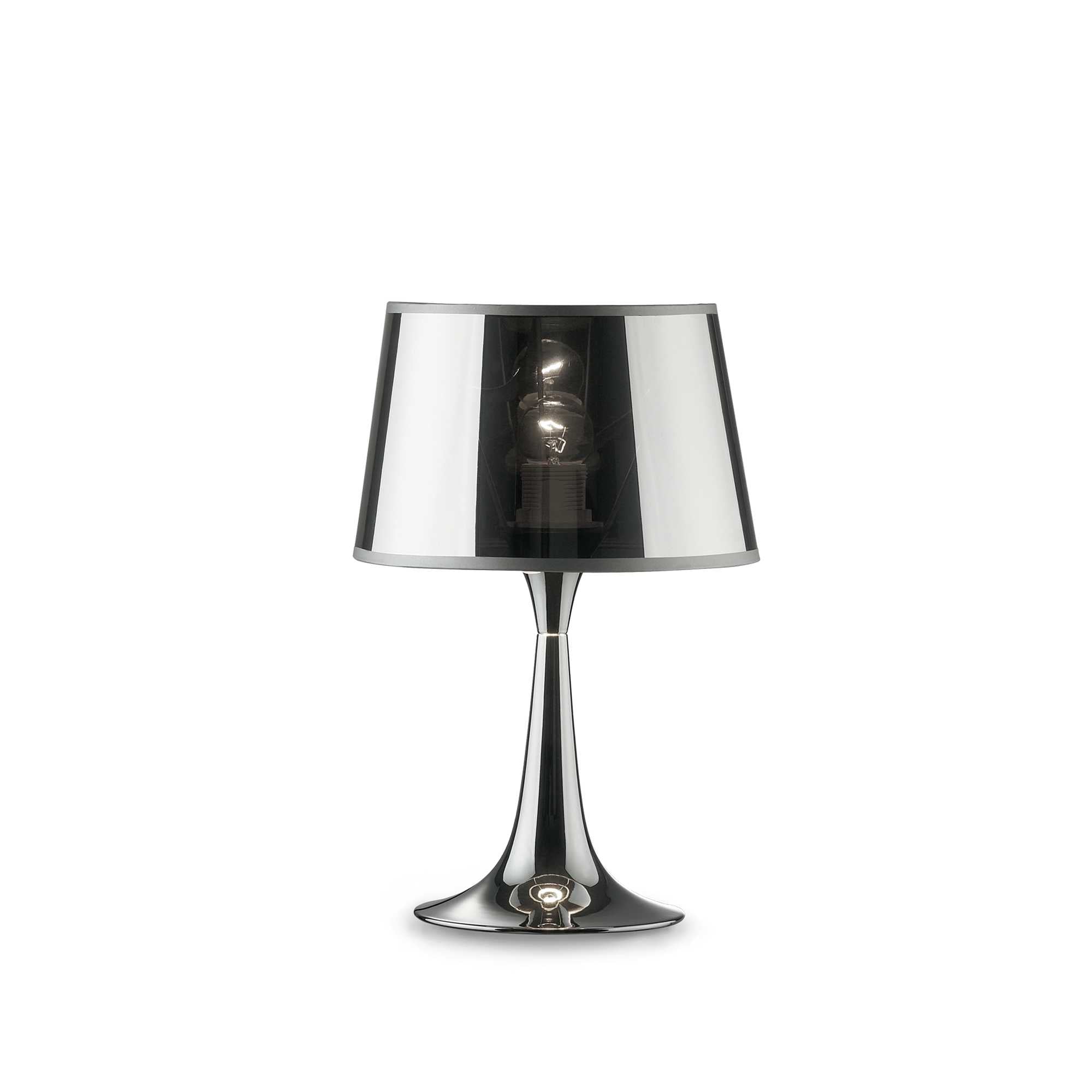 LED Table Lamp, Premium, IdealLux Italia, LONDON TL1 SMALL CHROME