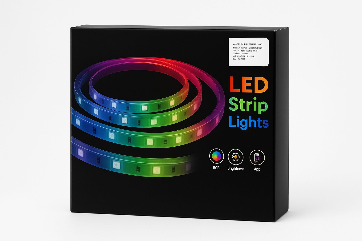 Smart Tuya Wi-Fi 15m RGB LED Strip Kit with Voice Control and Music Sync