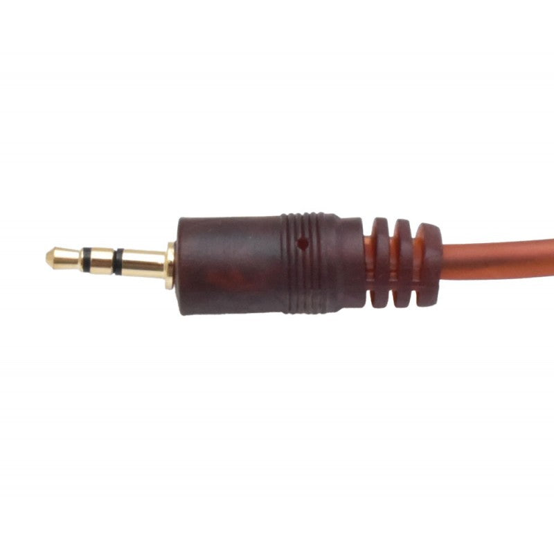 Audio Jack Cable 3.5mm TS male - 6.3mm Mono male Siliconized / 1.5m Pro