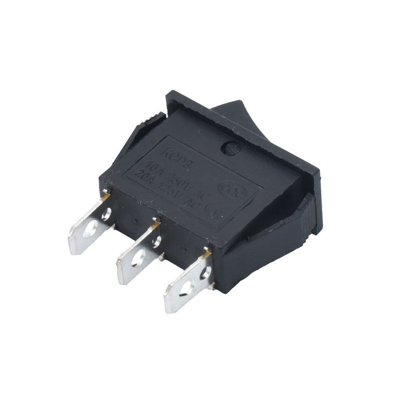 IRS Rocker Switch, 2-Position, Momentary, 3-Pin - 16A / 250V - KCD3
