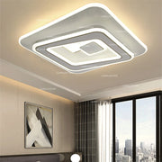 Lustra LED moderna patrata 120W, 3000 lm, lumina reglabila calda/neutra/rece, montaj plafoniera, telecomanda WiFi