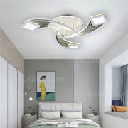 Plafoniera LED 58W cu telecomanda WiFi, 3 temperaturi culoare, design modern cu cristal acrilic, montaj tavan dormitor