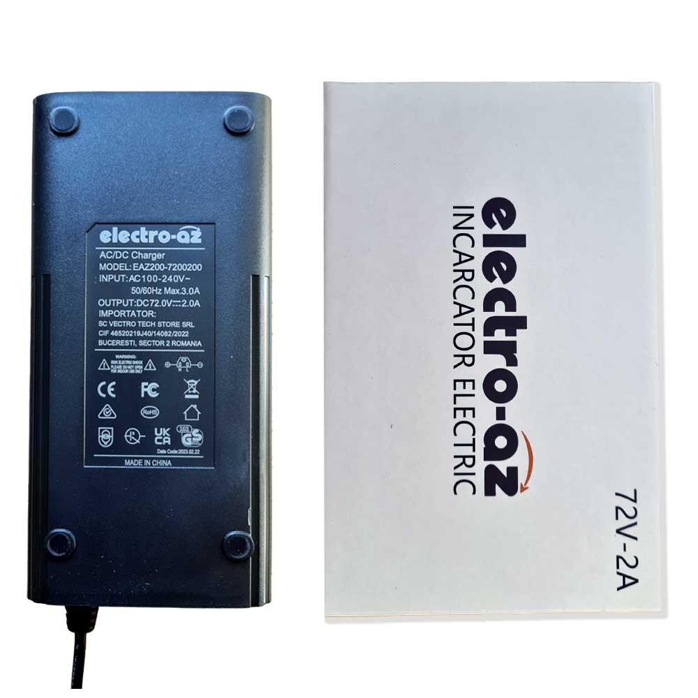 Electric Charger 60V - 72V/2Ah, Lead-Acid, ElectroAZ