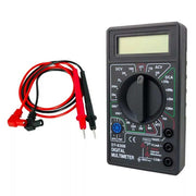 Multimetru digital portabil cu cabluri de testare incluse, masurare pana la 1000V DC si 750V AC