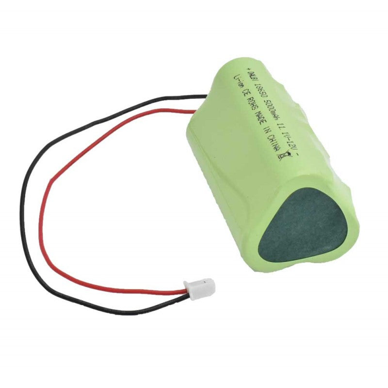 Li-ion Battery Pack with Wires and Plug, Model 3 x 18650, 11.1V-12V, 5000mAh