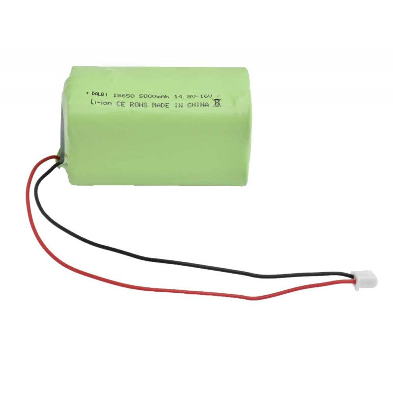 Li-ion Battery with Wires and Plug, Model 4 x 18650, 14.8V-16V, 5000mAh