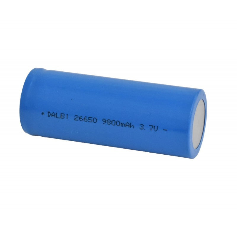 Li-ion battery, Type 26650, 3.7V, 9800mAh