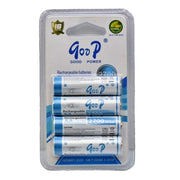 Set of 4 GooD R6 AA Rechargeable Batteries, 2700mAh, Ni-Mh