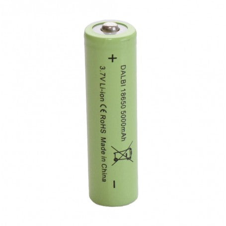 Li-Ion Battery, Type 18650, 3.7V, 5000mAh