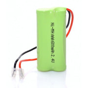 Set of 2 R3 AAA Rechargeable Batteries, 600mAH, 2.4V, Ni-MH