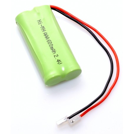 Set of 2 R3 AAA Rechargeable Batteries, 600mAH, 2.4V, Ni-MH