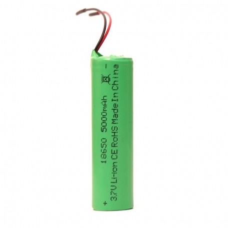 Li-Ion Battery with Wires, 3.7V, 5000mAh