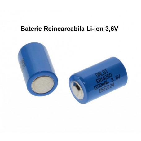 Li-ion Battery, Type 14250, 3.6V 1200mAh