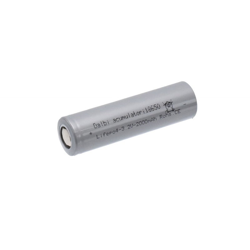 LifePo4 Battery, Type 18650, 3.2V, 2000mAh