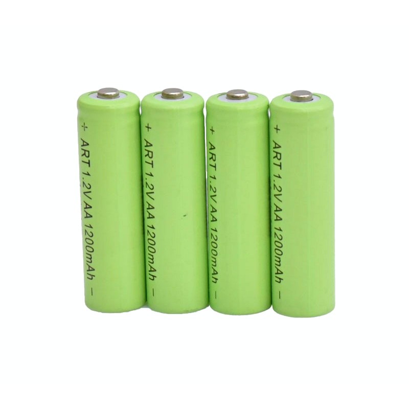 Set of 4 R6-AA Rechargeable Batteries, 1200mAh, 1.2V, Ni-MH