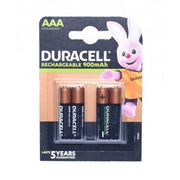 Set of 4 Duracell Rechargeable Batteries, R3 AAA, 900mAh, Ni-MH