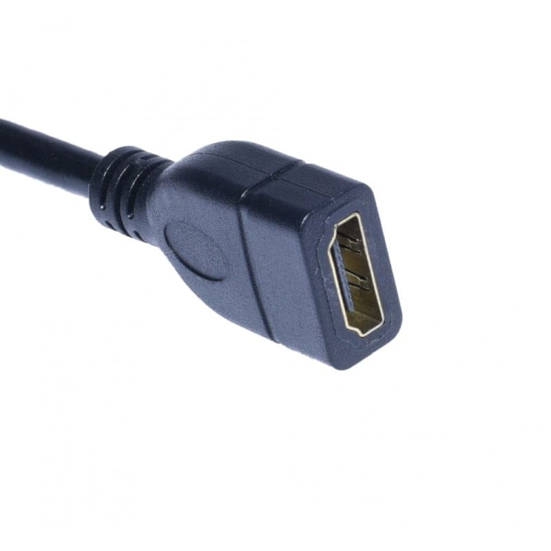 HDMI Male to 90˚ Female Adapter 15cm