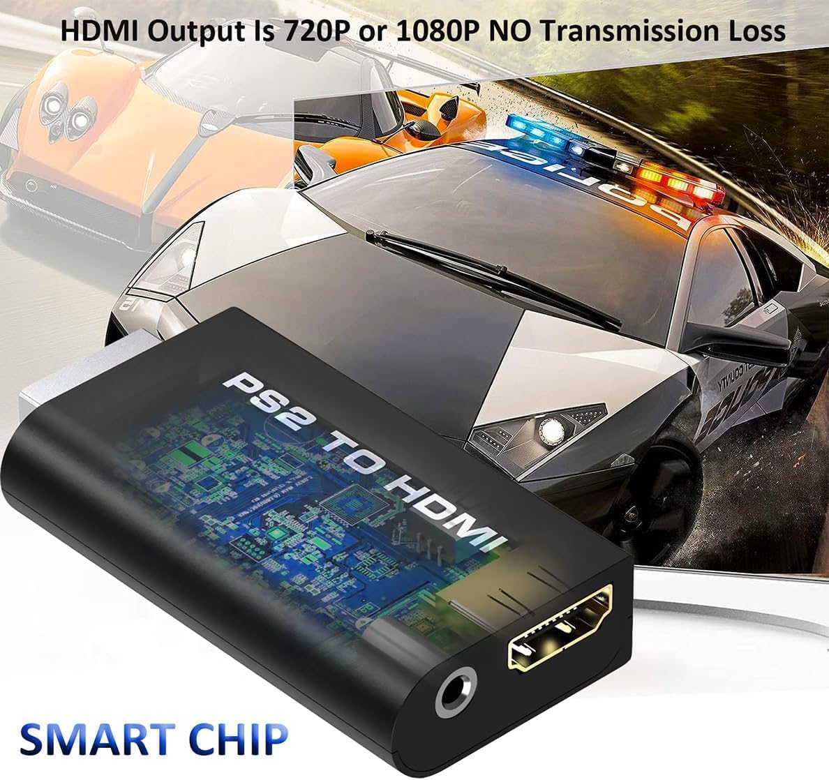 PS2 to HDMI Converter with Audio - ElectroAZ