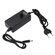 Adjustable Power Supply, Voltage Adjustment, 2.1mm DC Plug, 3V-12V DC, 2A