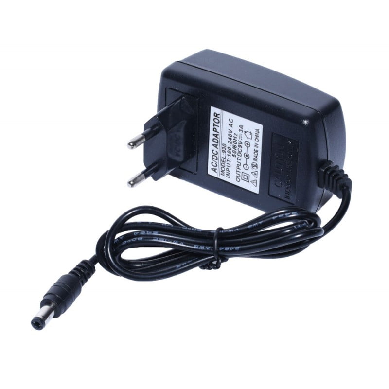 Regulated Power Supply 220V, DC Plug 2.1mm, 9V, Output Current 3A