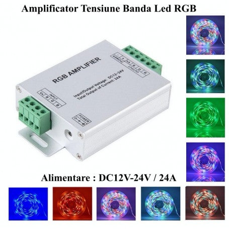 RGB LED Strip Voltage Amplifier 12-24V