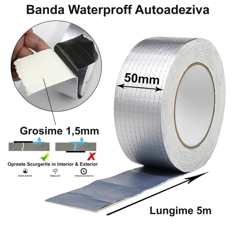 Self-Adhesive Waterproofing Tape 50mm*5M