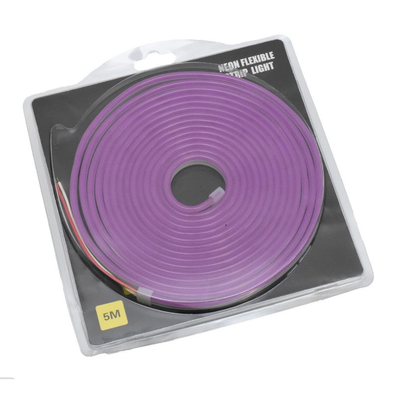 Flexible LED Strip 12V, Purple Light 5m