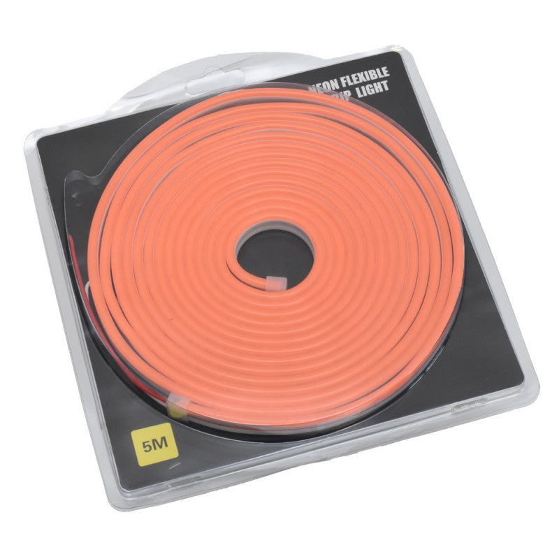 Flexible LED Strip 12V, Orange Light 5m