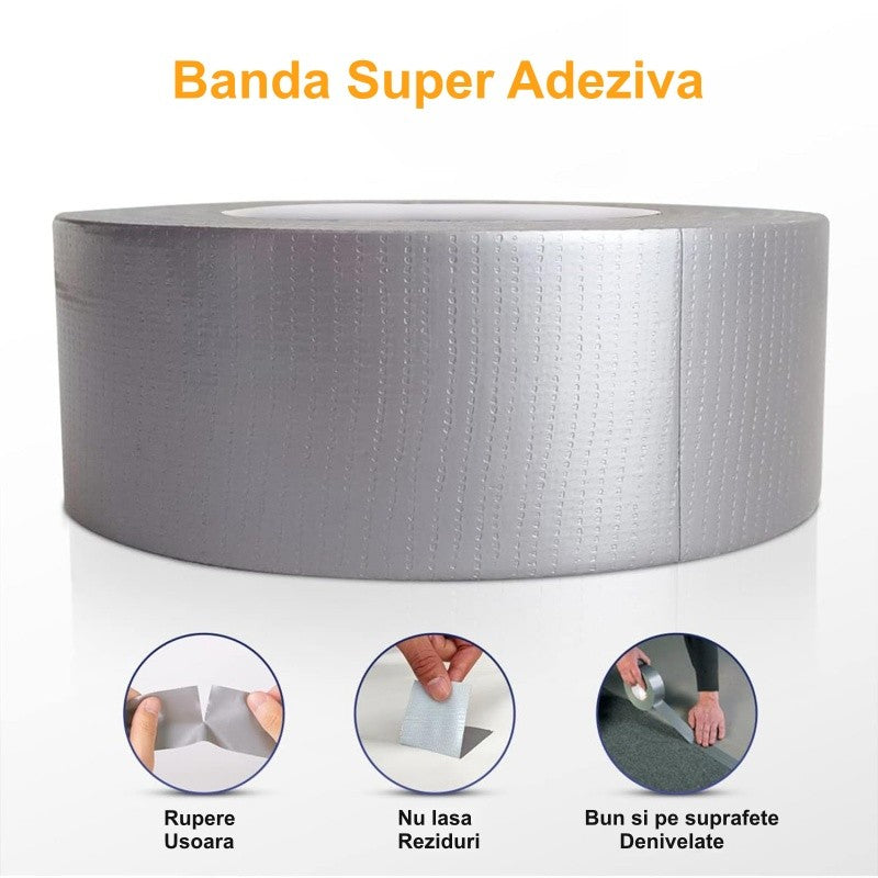 Super Adhesive Tape, Width 48mm, Length 20m, Silver