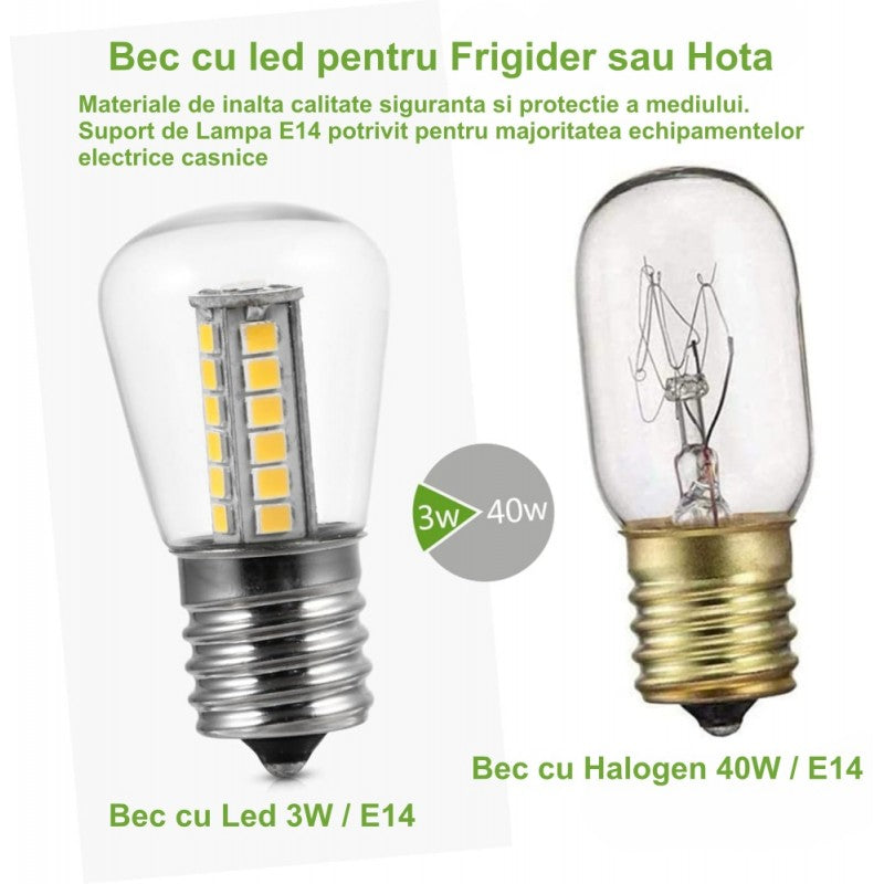 3W / E14 LED Refrigerator Bulb