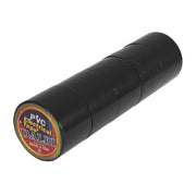 Set of 5x Electrical Tape, Wide, 50mm, PVC, Length 15m, Black