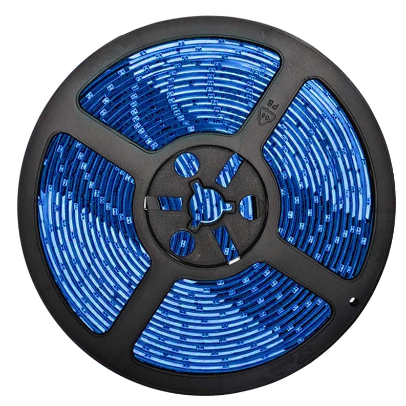 12V LED Strip, Blue Light, 120 LED/m, IP20, 5 Meter Roll, ClassLights