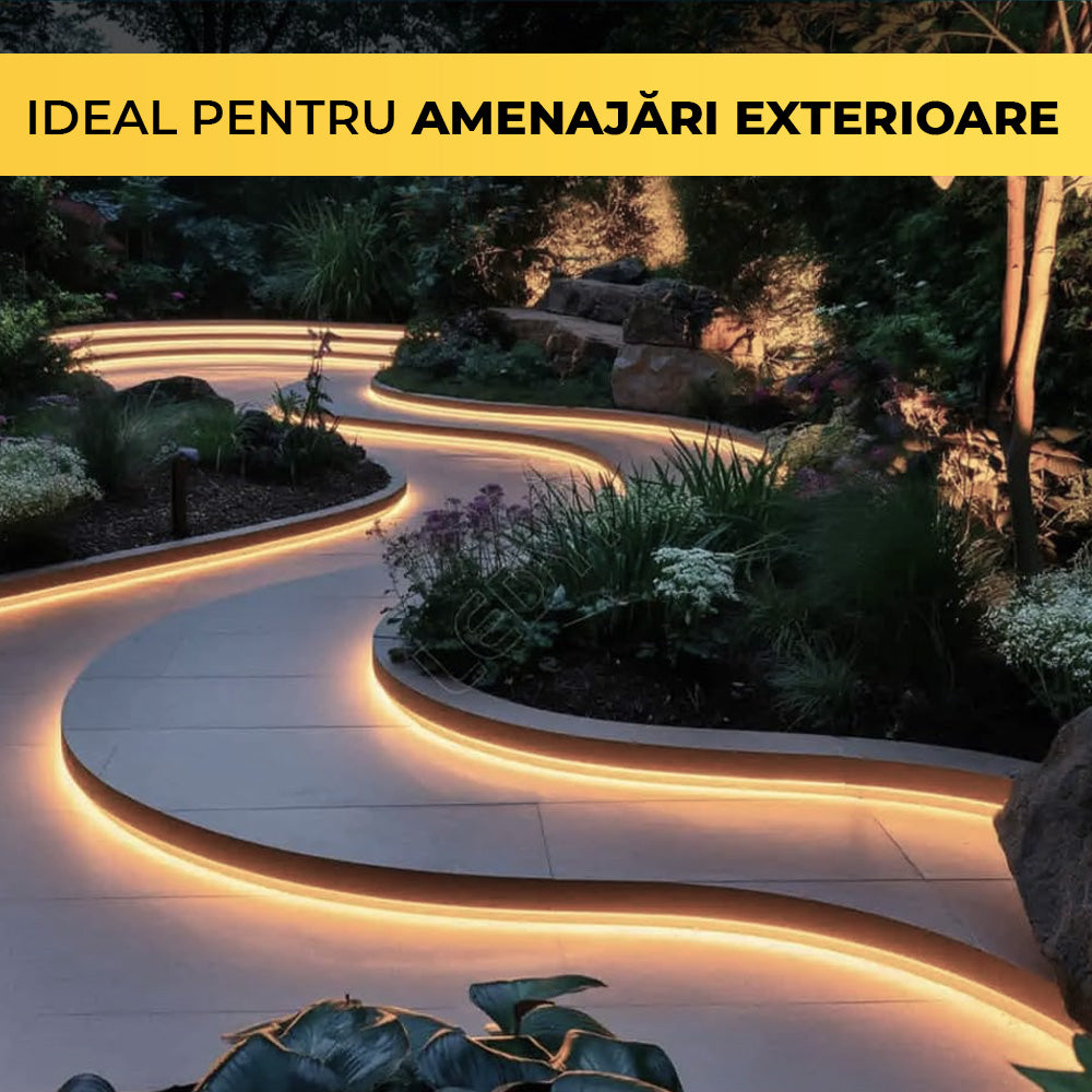 LED Strip 220V, 4000K, Neutral White Light, 120LED/m, IP65, 100 Meter Roll, ClassLights