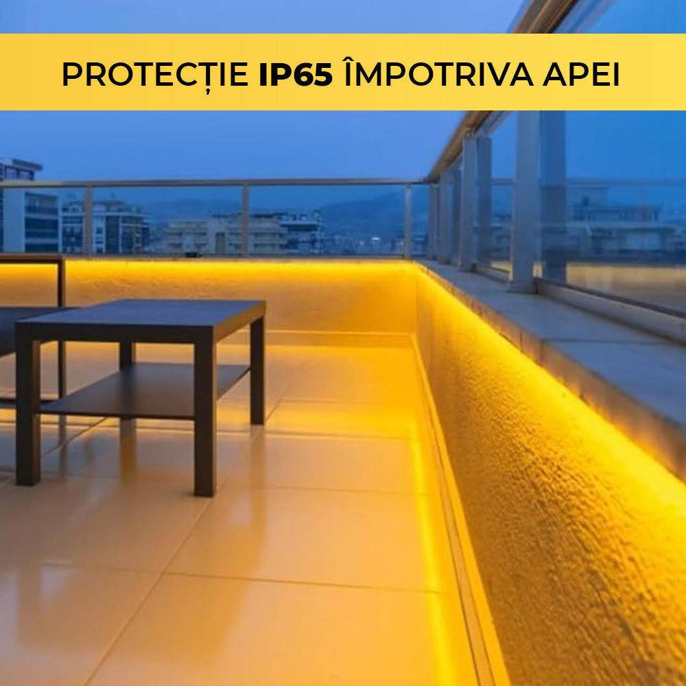 LED Strip 220V, 4000K, Neutral White Light, 120LED/m, IP65, 100 Meter Roll, ClassLights