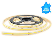 COB LED Strip 528LED/m, Warm White Light, Outdoor IP65, 5-meter Roll, ElectroAZ
