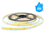 COB LED Strip 528LED/m, Cool White Light, Outdoor IP65, 5-meter Roll, ElectroAZ