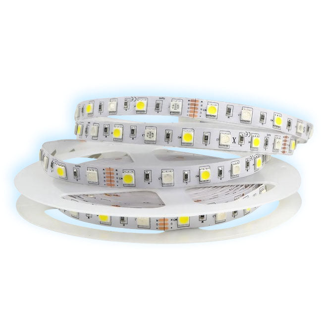 SMD5050 LED Strip - 120 LED/m, Cool White Lighting, Indoor IP20 - 5 Meter Roll, ElectroAZ