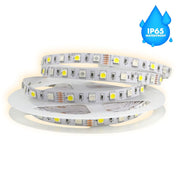 SMD5050 LED Strip - 120 LED/m, Warm White Lighting, Outdoor IP65 - 5 Meter Roll, ElectroAZ