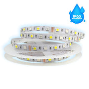 SMD5050 LED Strip, 120 LED/m, Cool White Lighting, Outdoor IP65, 5 Meter Roll, ElectroAZ