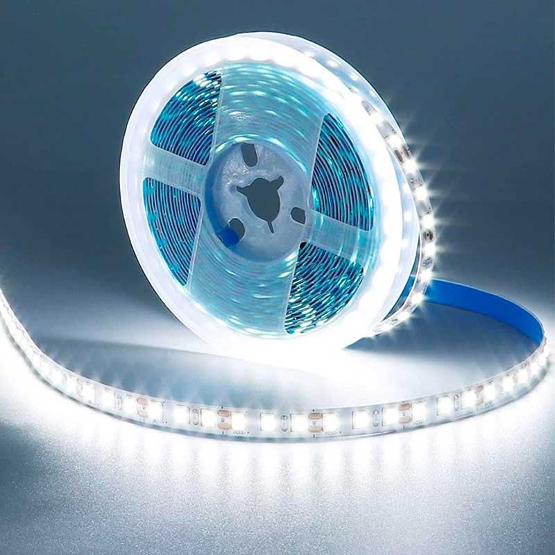 SMD5050 LED Strip, 120 LED/m, Cool White Lighting, Outdoor IP65, 5 Meter Roll, ElectroAZ
