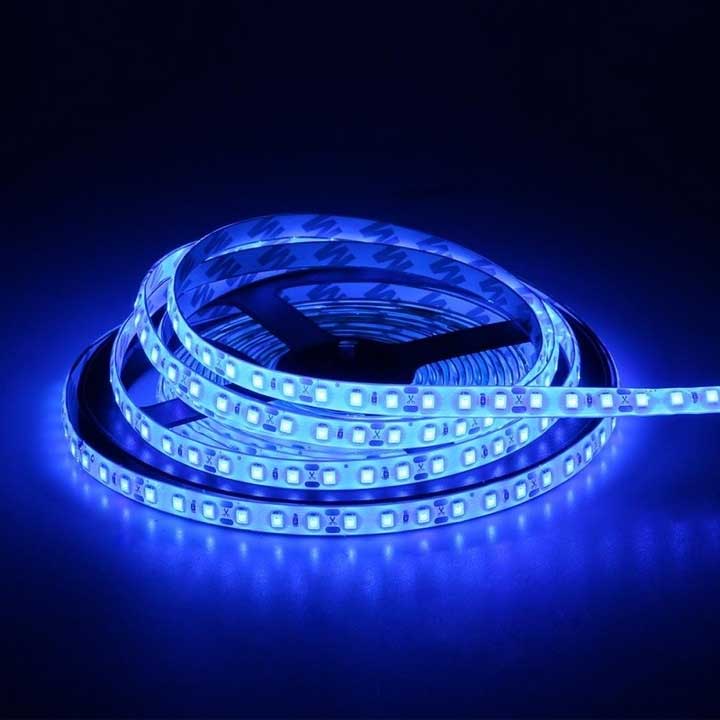 12V LED Strip, Blue Light, 120 LED/m, IP20, 5 Meter Roll, ClassLights