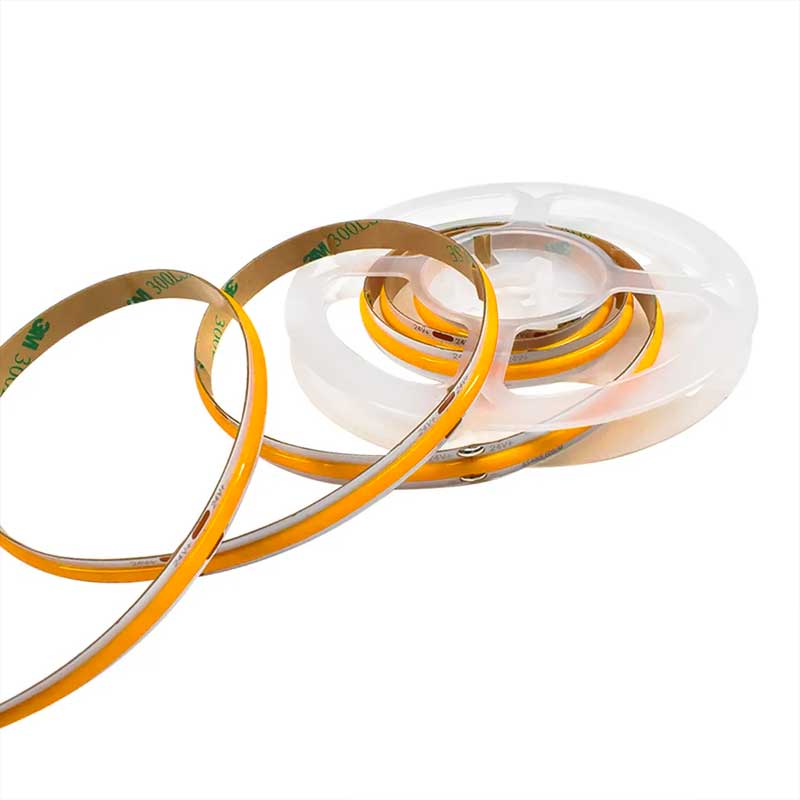 COB LED Strip 528LED/m, Cool White Light, Outdoor IP65, 5-meter Roll, ElectroAZ