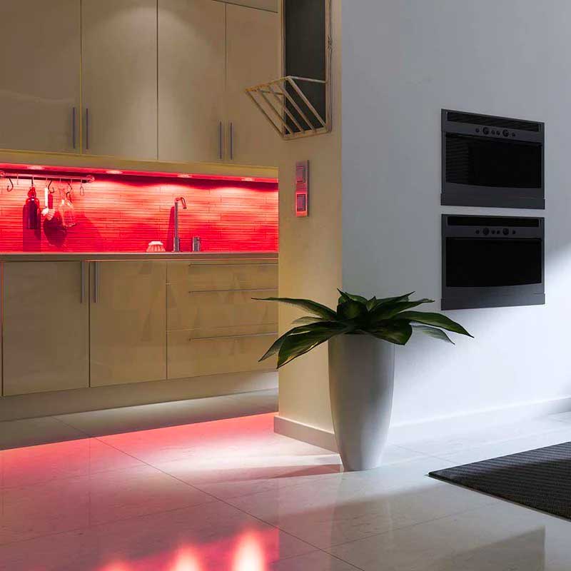 RGB COB LED Strip - 2880 LEDs (576 LEDs/m), Indoor IP20, 5-meter Roll, ElectroAZ