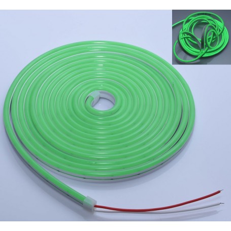 Neon LED Strip, Flexible, 5m, Green