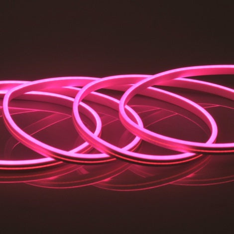 LED Neon Strip, Flexible, 5m, Pink