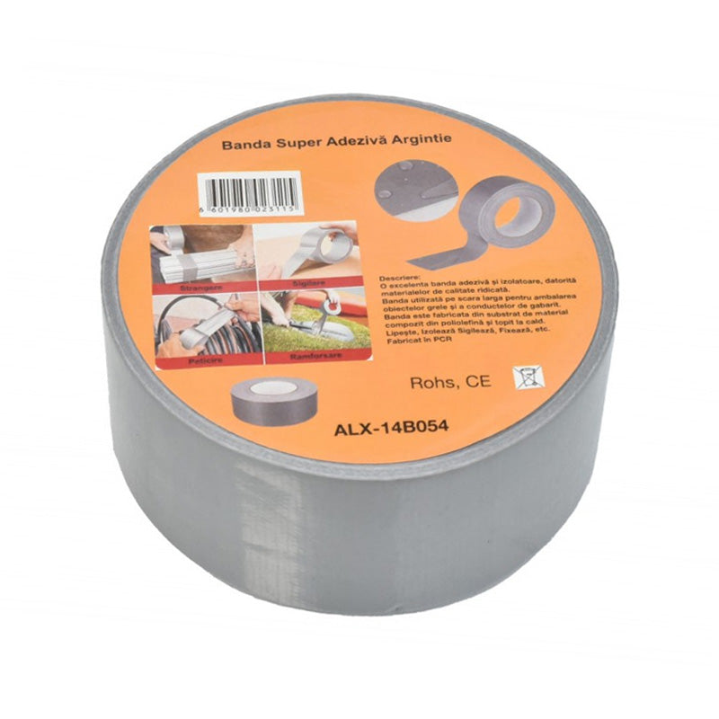 Super Adhesive Tape, Width 48mm, Length 20m, Silver