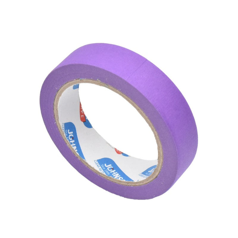 Set of 12 x Masking Paper Tape, Width 24mm, Length 30m per roll, Purple