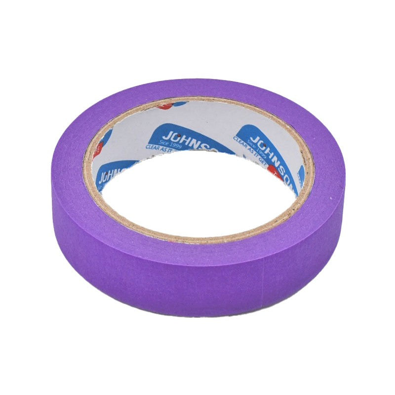 Set of 12 x Masking Paper Tape, Width 24mm, Length 30m per roll, Purple
