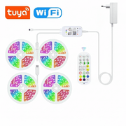 Smart RGB LED Strip Kit 40m, 24V, Wi-Fi Tuya, Music Sync and Voice Control