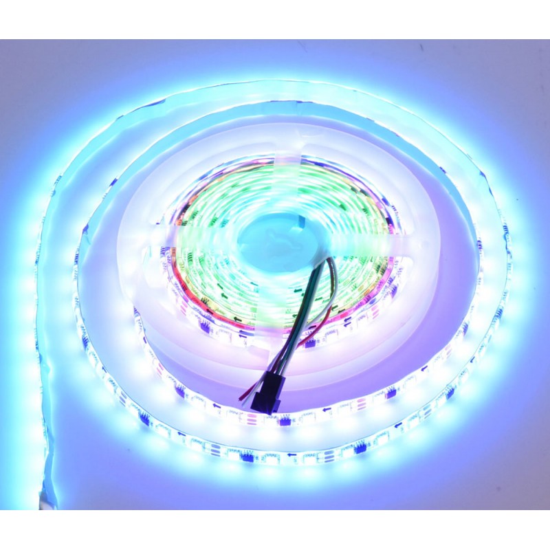 LED Strip Set + Power Supply + Remote Control + iOS/Android Controller, Bluetooth, 300 LEDs, IP65, 5m